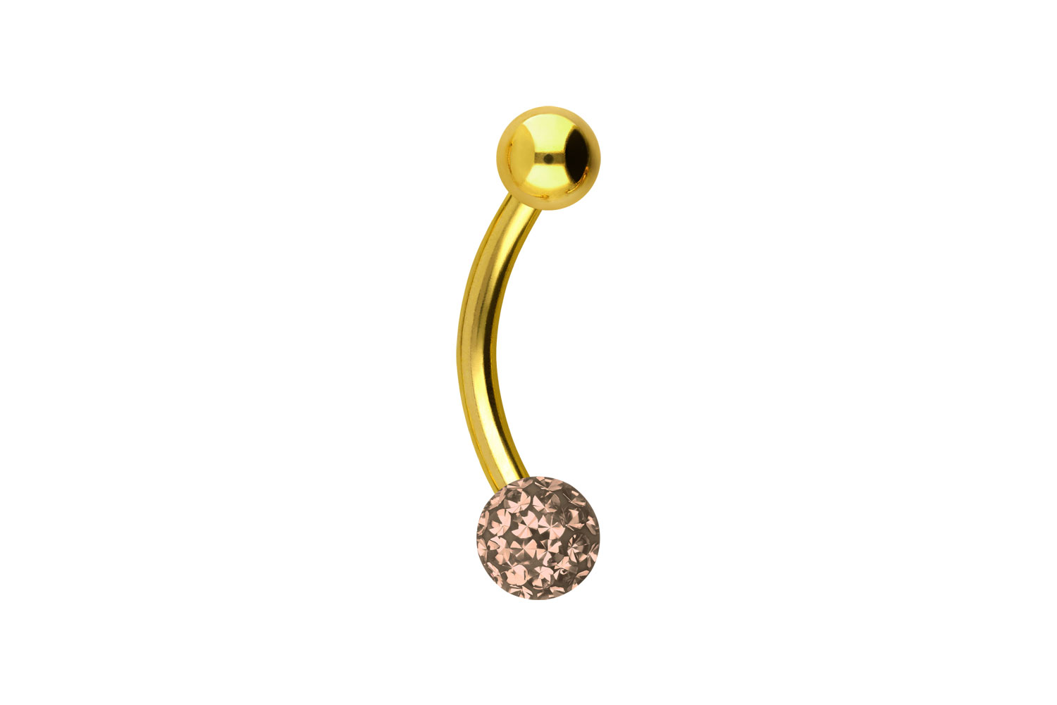 Titan Mini Bananabell Piercing EPOXY- + TITAN-KUGEL